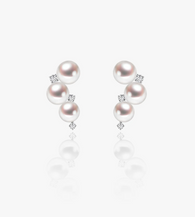 #Metal Color_white gold&&#Material_Akoya Pearl+ND+18K Gold&&#Guild Gem Lab Certificate_Without