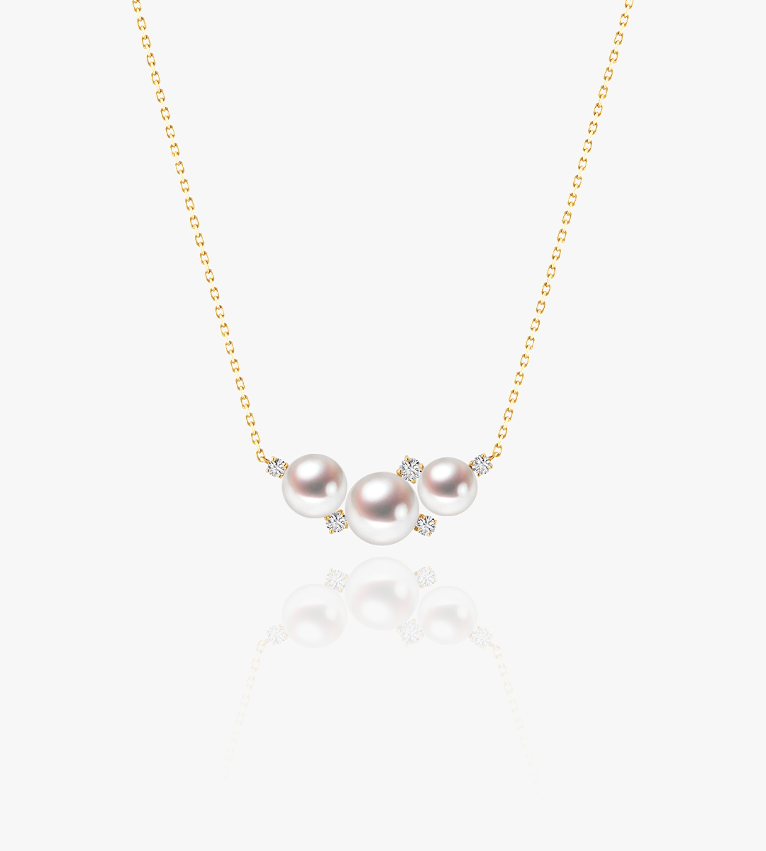 #Metal Color_yellow gold&&#Material_Akoya Pearl+ND+18K Gold&&#Guild Gem Lab Certificate_With(Wait 14 Days)