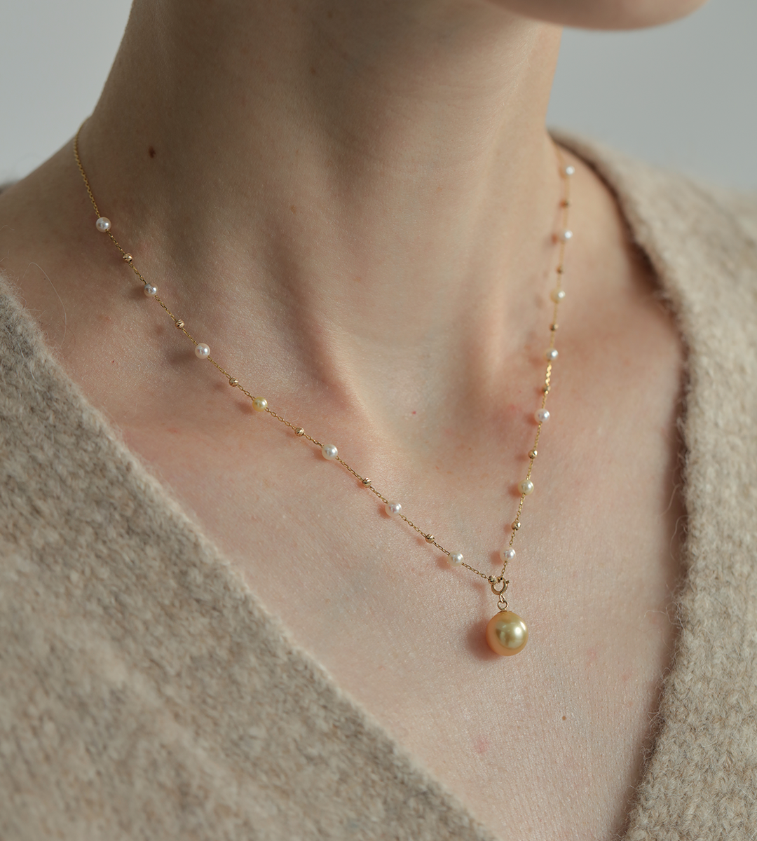 #golden south sea pearl size_9-10mm