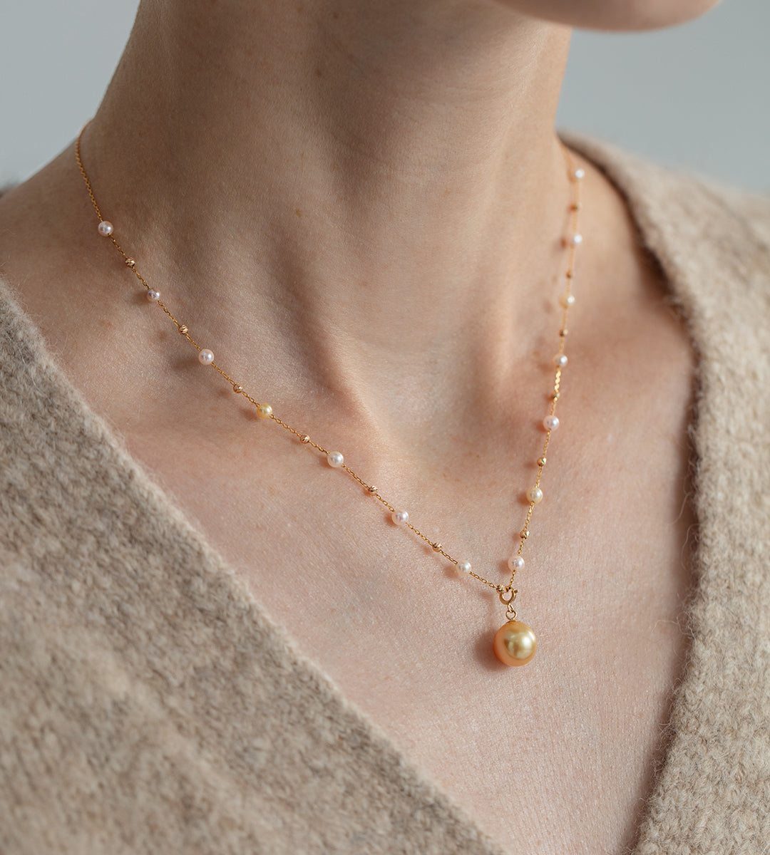 #golden south sea pearl size_9-10mm