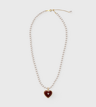 #pendant material_Red Agate
&&#chain_beaded chain