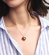 #pendant material_Red Agate
&&#chain_free gold vermeil chain 