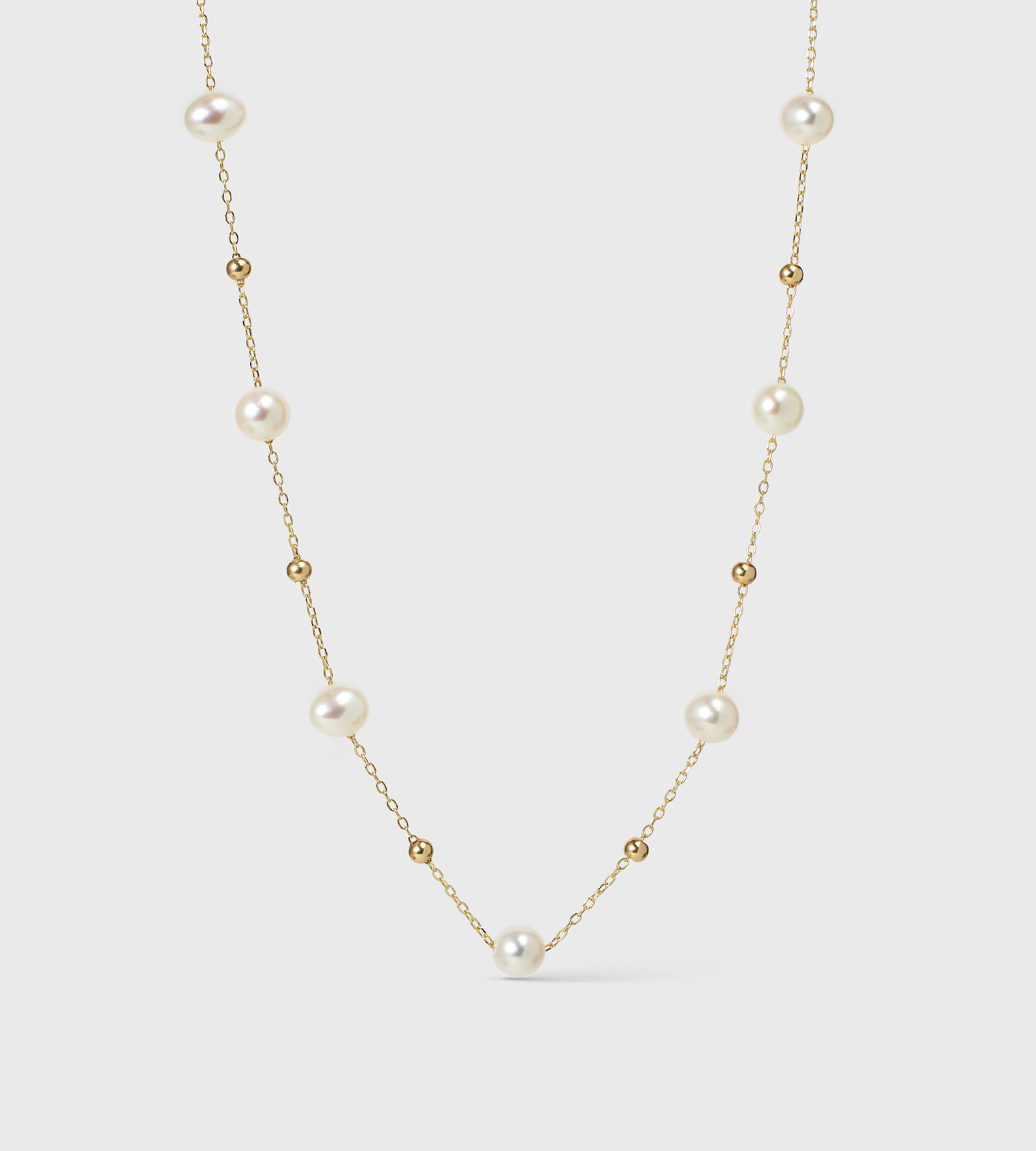 #metal color_yellow gold&&#Pearl Grade_AA Pearl Grade (Gold Vermeil Chain)