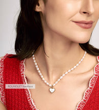 #pendant material_White Mother of Pearl
&&#chain_beaded chain