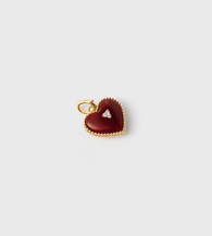 #pendant material_Red Agate
&&#chain_free gold vermeil chain