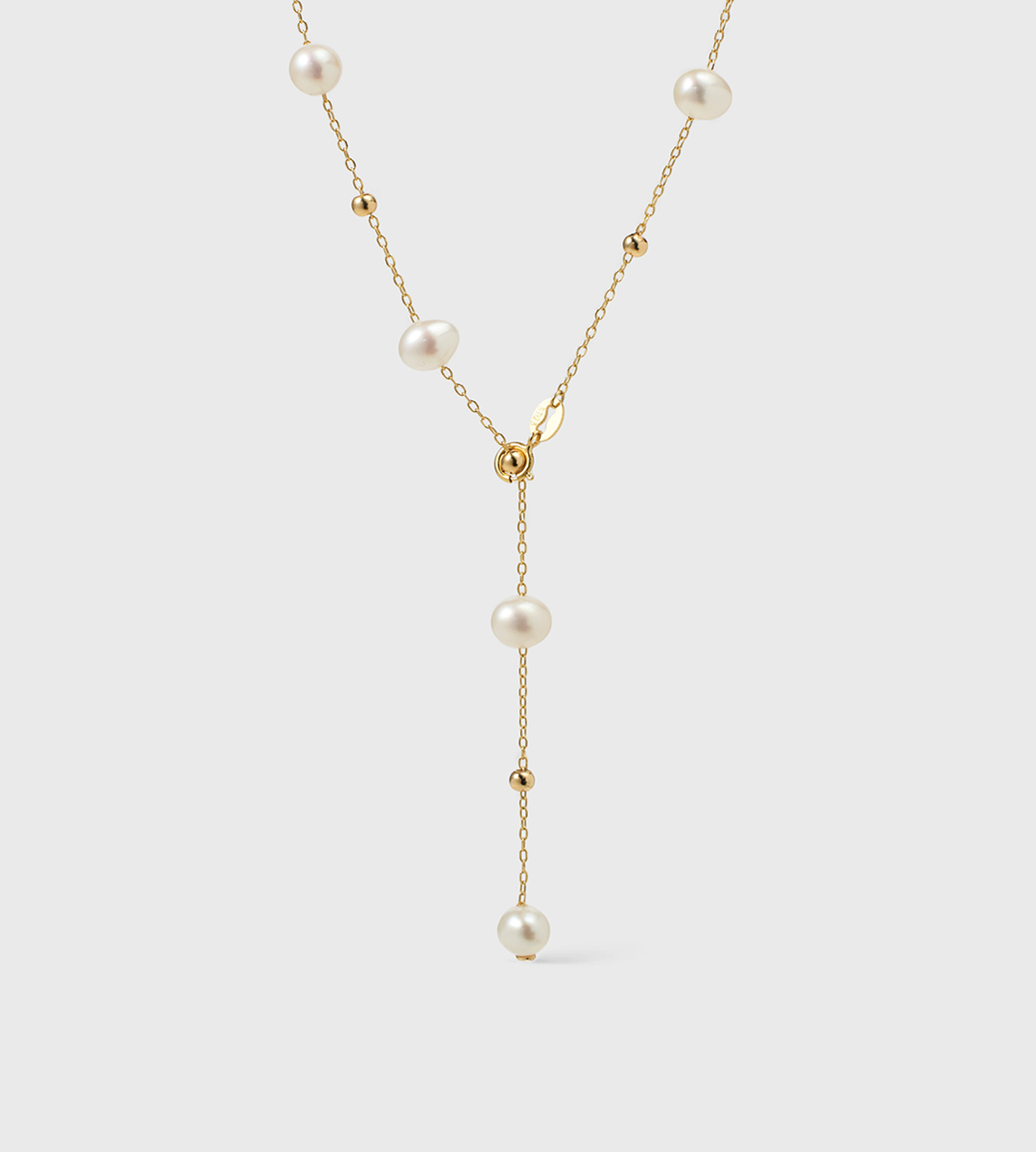#metal color_yellow gold&&#Pearl Grade_AA Pearl Grade (Gold Vermeil Chain)