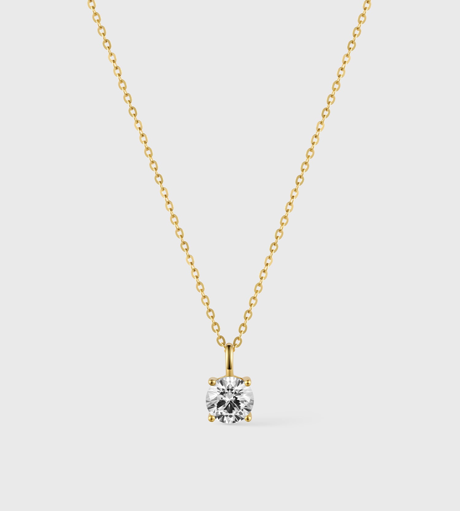 #style_with 14k solid gold chain&&#Carat Weight_1ct(Wait 10 Days)