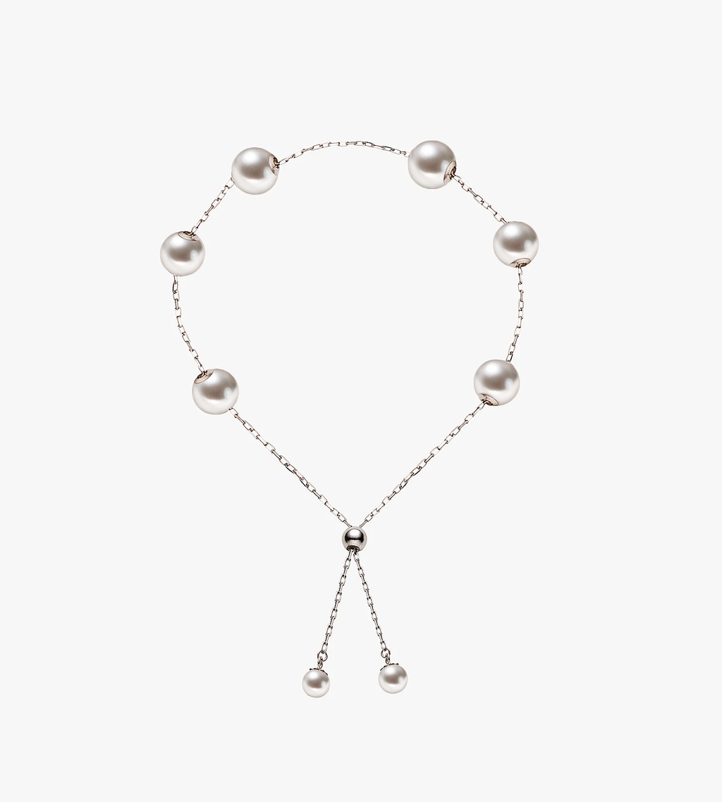 ★早期完売★NUMBERING★Ribbon Pearl Bracelet #9931★大人気★ Gingiberi Pearl Bracelet 18k Gold Ishie Chic gift for women