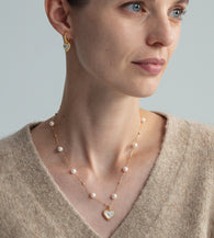 #pendant material_White Mother of Pearl
&&#chain_the starry night chain