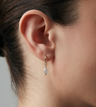 #style_with 14k solid gold hoop