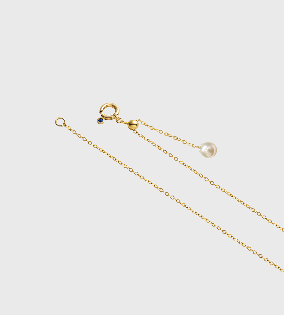 8-9mm Elegant Golden South Sea Pearl Necklace 18K Gold 8-9mm Elegant Golden South Sea Pearl Necklace 18K Gold