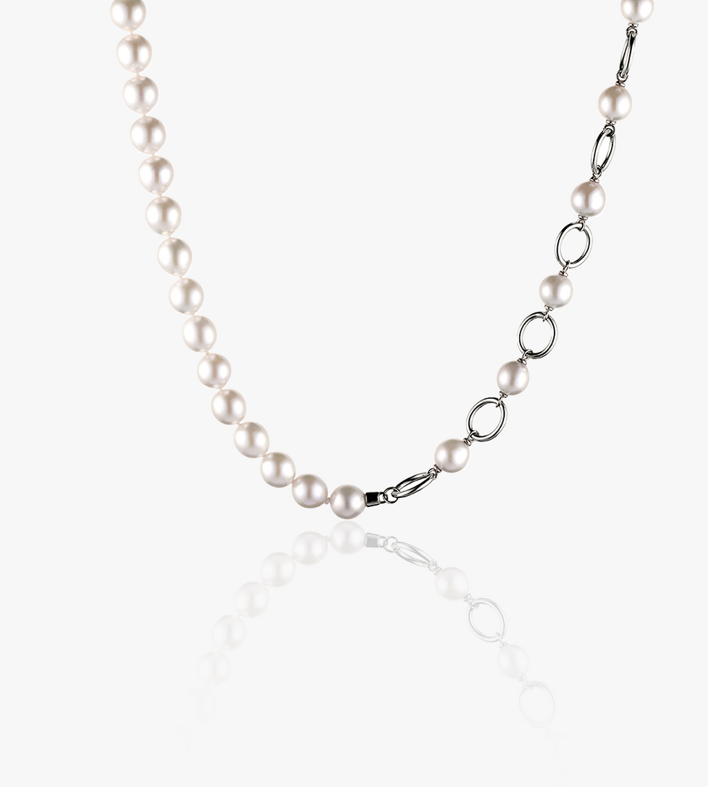 Gingiberi Pearl Necklace For Anniversaries And Daily Wear