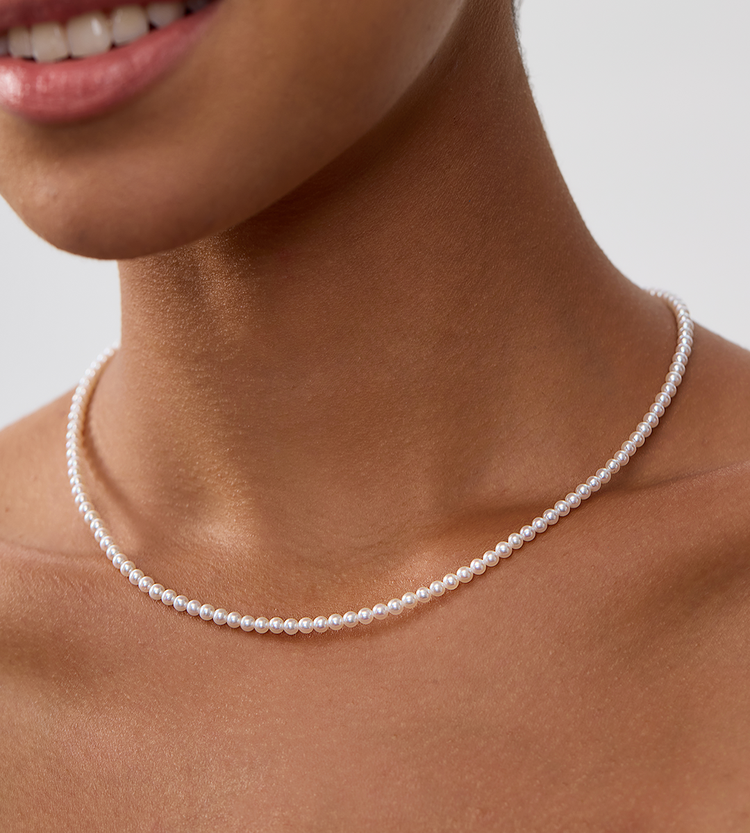 #Pearl Grade_aaa 
&&#Pearl Size_3-4mm 
&&#Accessory Materials_18K Solid Gold