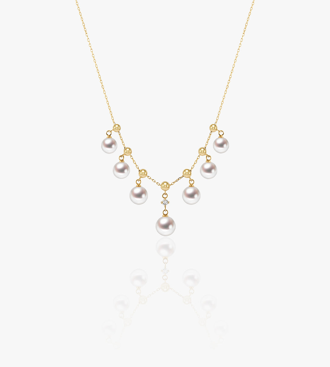 #Material_Akoya Pearl+ND+18K Gold