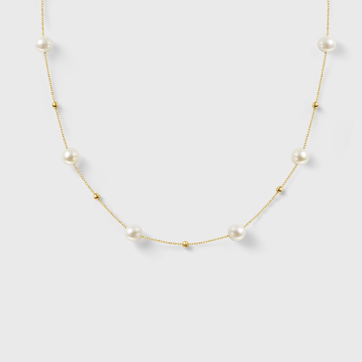 Convertible Aurora Starry Night Pearl Necklace by Gingiberi