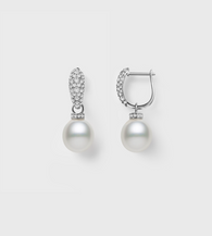 #Metal Color_White Gold&&#Pearl Size_10-11 mm