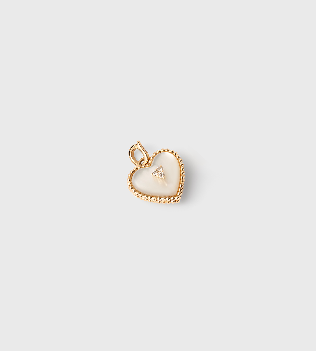 #pendant material_White Mother of Pearl
&&#chain_free silver chain