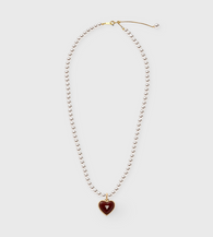 #pendant material_Red Agate
&&#chain_beaded chain