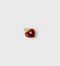 #pendant material_Red Agate
&&#chain_free gold vermeil chain